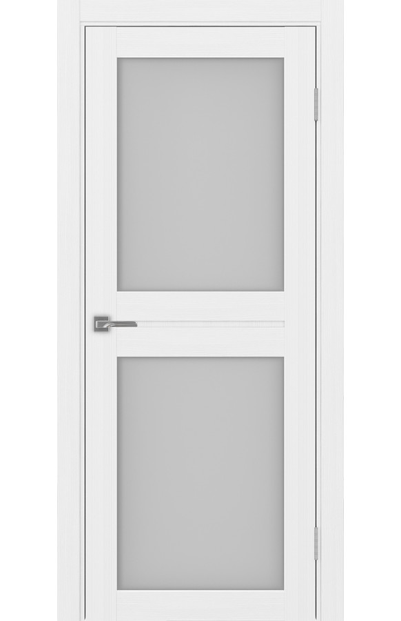 Дверь Optima Porte, экошпон, (Турин 520.212), стекло Мателюкс