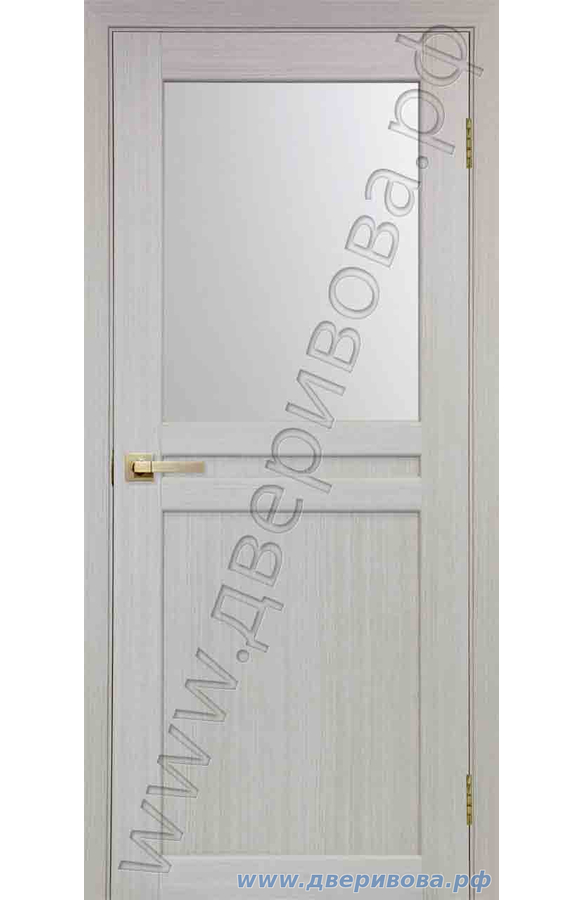 Дверь Optima Porte, экошпон, (Парма 420.211), стекло Мателюкс