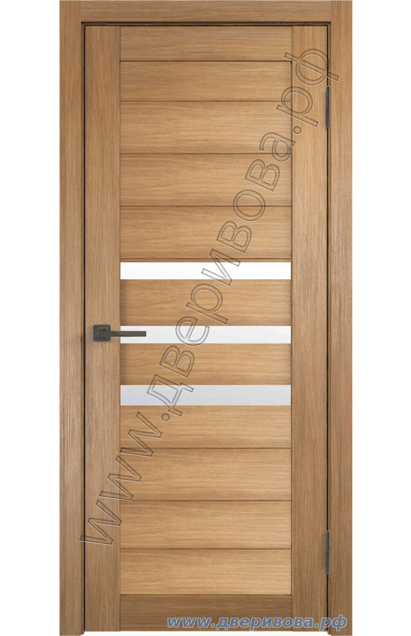 Дверь 3 D Flex, царговая, Unica 5, ПО, Бруно (стекло мателюкс)