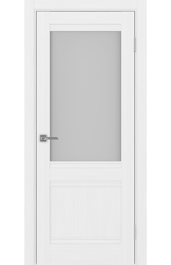Дверь Optima Porte, экошпон, (Турин 502U.21), стекло Мателюкс