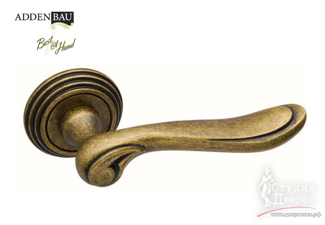Ручка дверная ADDEN BAU ISOLA V209 AGED BRONZE Состаренная бронза