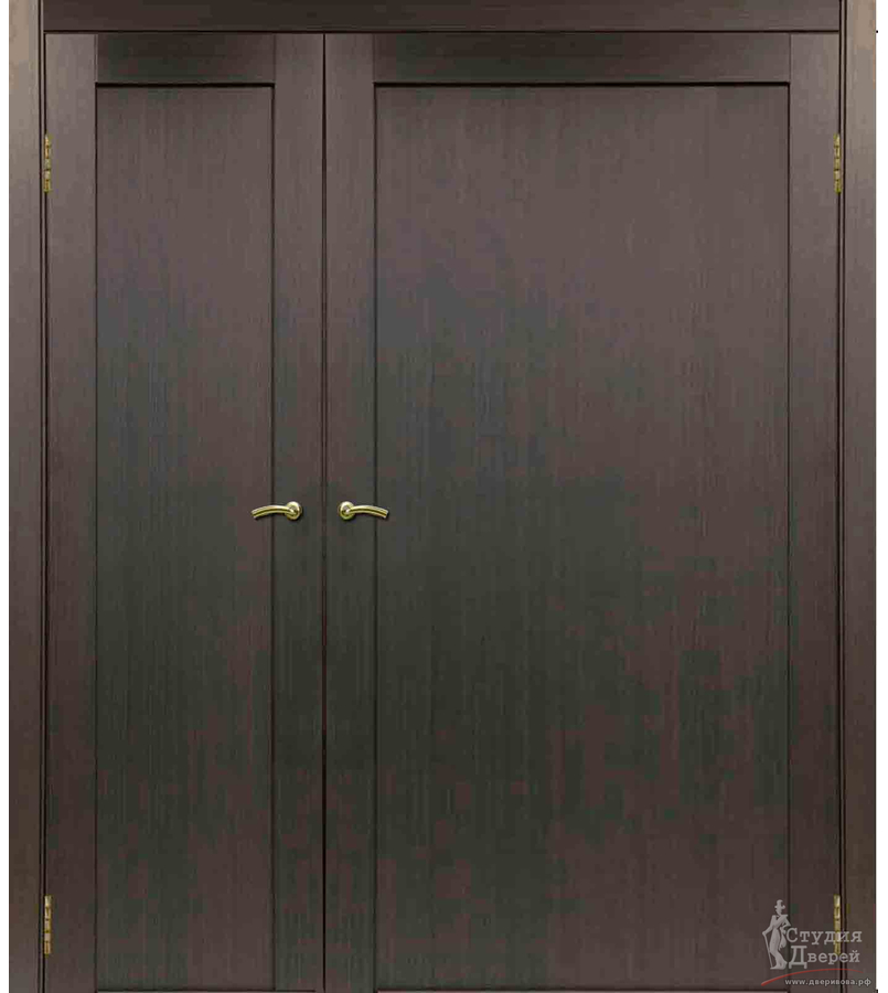 Двери асимметричные двустворчатые Турин 501.1 Венге FL