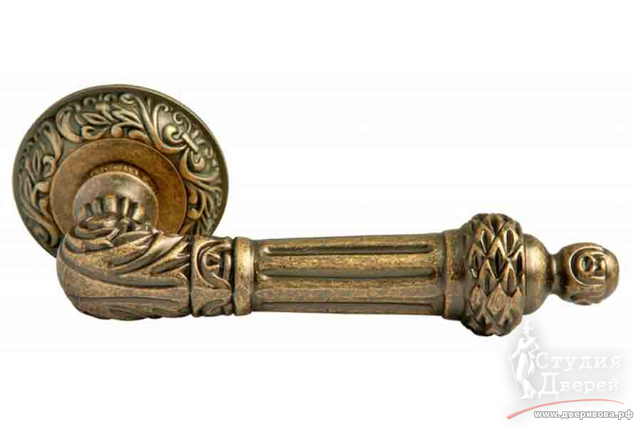 Ручка дверная RAP-CLASSIC 3 OMB старая античная бронза