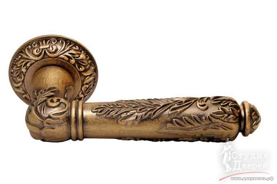 Ручка дверная RAP-CLASSIC-L 7 OMB старая античная бронза