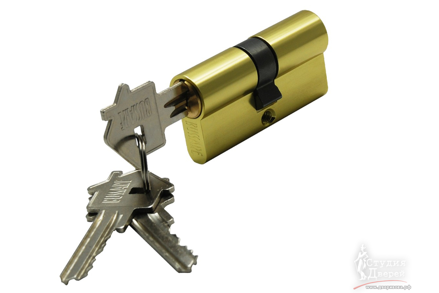 Цилиндр ключ-ключ CYL 3-60 GOLD Золото матовое
