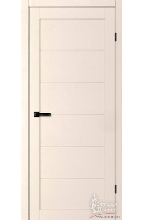 Полотно дверное AURA 210, покрытие Gloss Matt, глухое, цвет Сахара