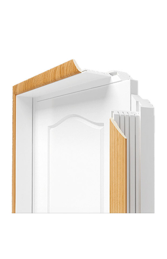 Наличник телескопический Эмаль ПП 24х70х2150 латте