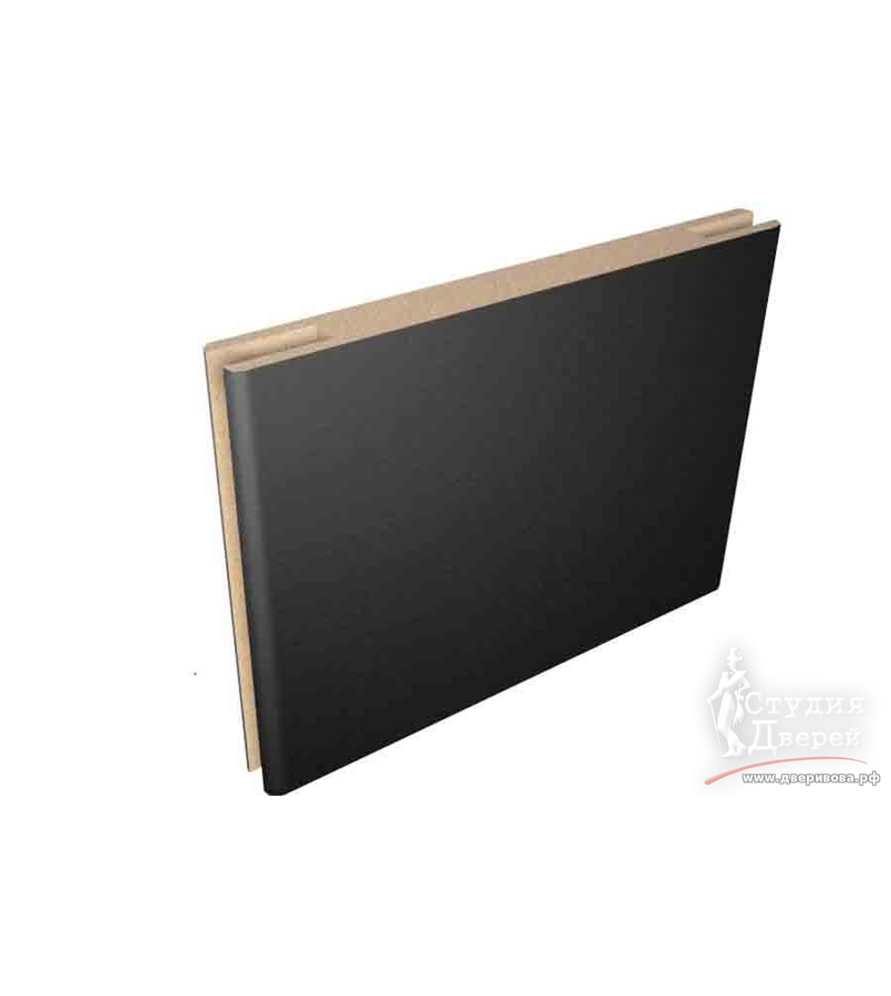 3мм Добор ТЕЛЕСКОП 10х200х2050 ПВХ черная шагрень