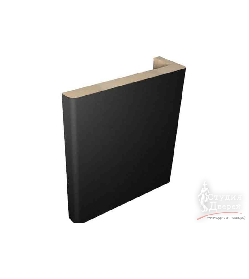 3мм Наличник ТЕЛЕСКОП 8х70х2150 ПВХ черная шагрень