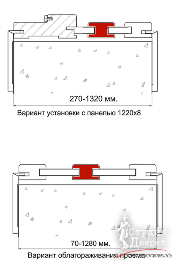 Адаптер добор/добор телеск. 38х22х2070 ПВХ ясень пепельный