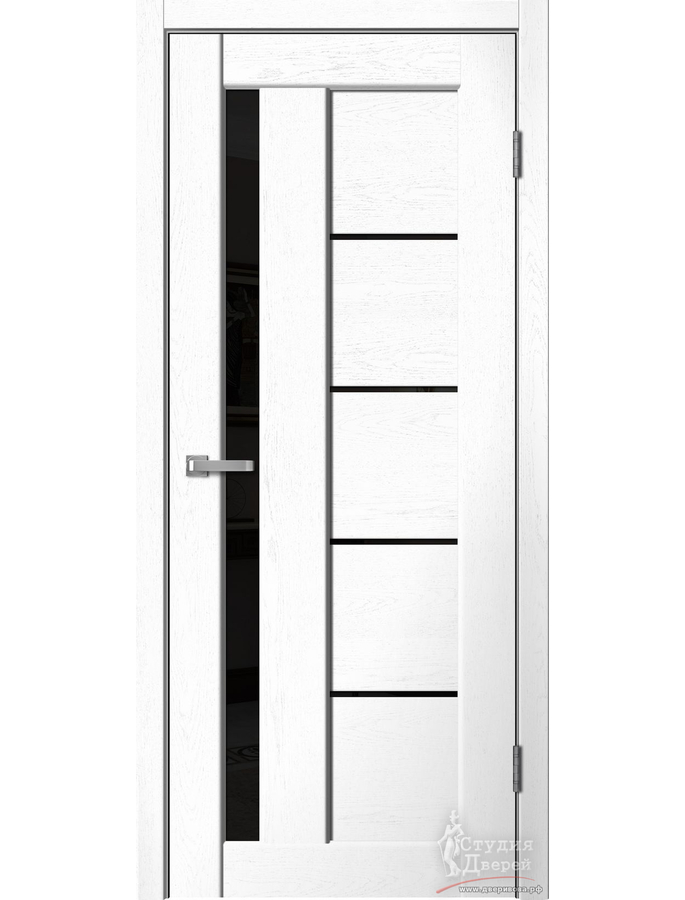 Полотно дверное ST03 ПВХ Snow soft ЧЕРНОЕ