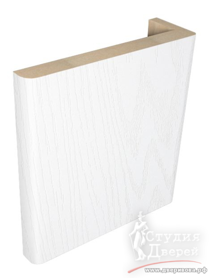 Наличник ТЕЛЕСКОП 8х70х2150 ПВХ Snow soft