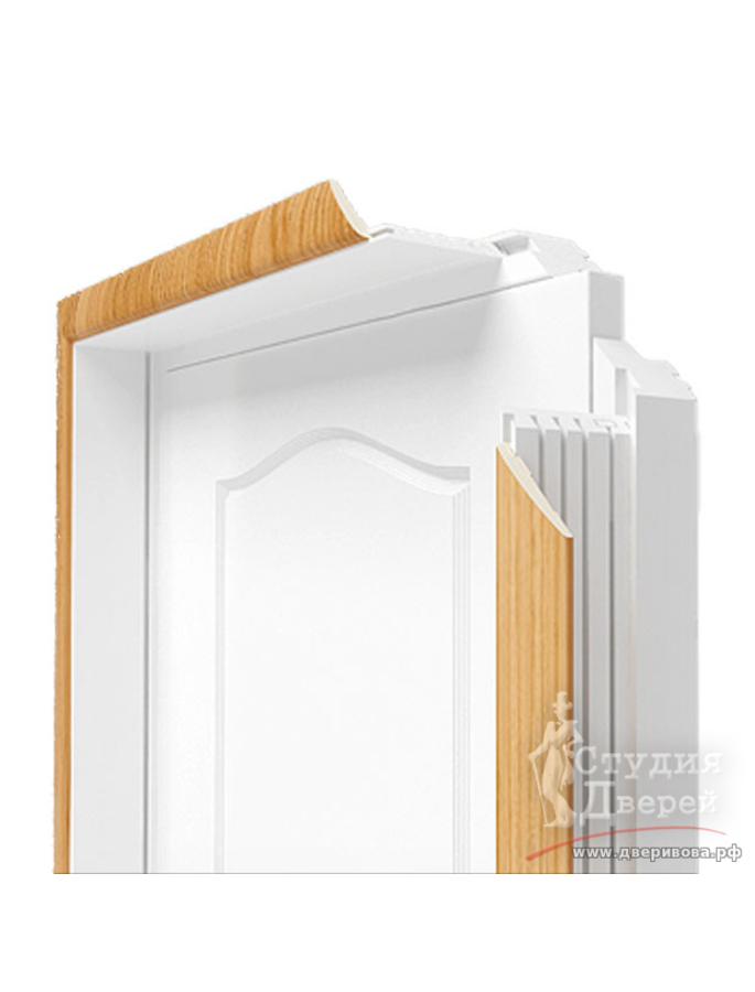 Деталь короба (2,5 шт) ТЕЛЕСКОП с УПЛ 32х70х2050 ПВХ Cappuccino soft