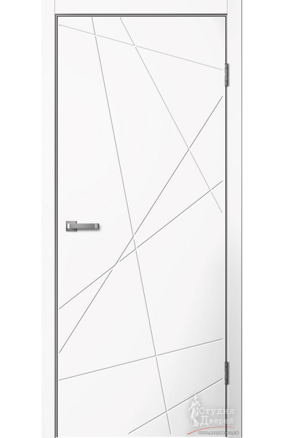 Полотно дверное LINE01 белый