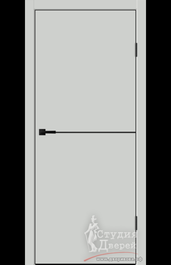 Межкомнатная дверь EMALUX GALANT H1 глухое без притвора Доломит