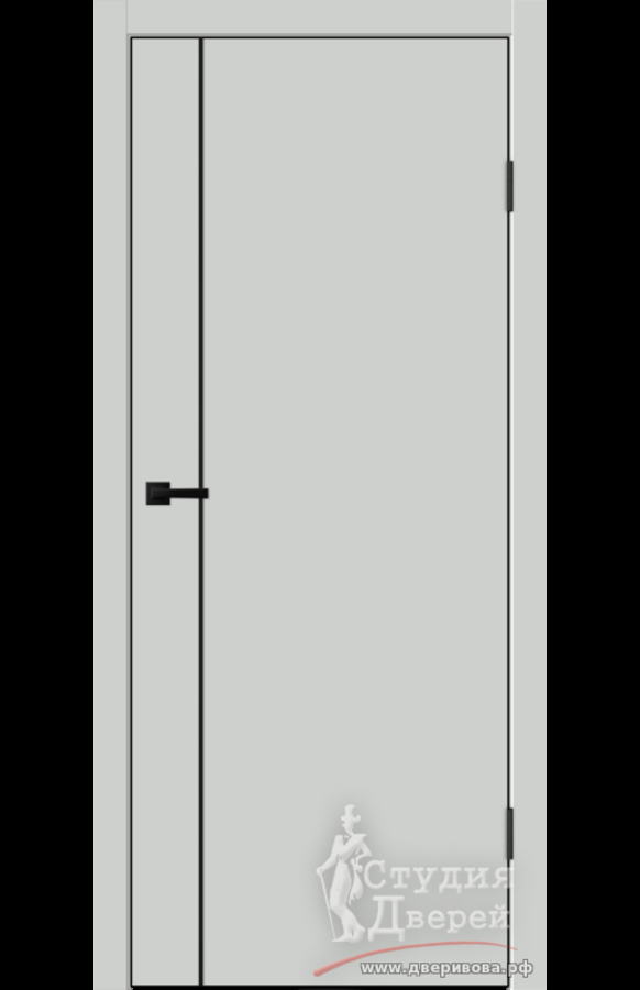 Межкомнатная дверь EMALUX GALANT M1 глухое без притвора Доломит