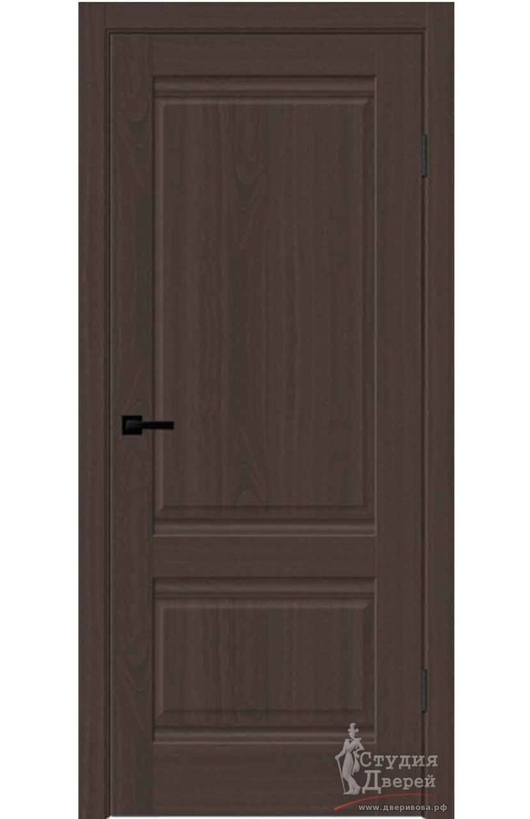 Межкомнатная дверь Softwood ALTO 2P глухое без притвора Орех американский шоколад