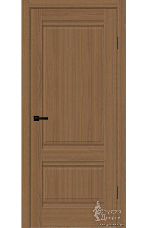Межкомнатная дверь Softwood ALTO 2P глухое без притвора Орех американский мореный