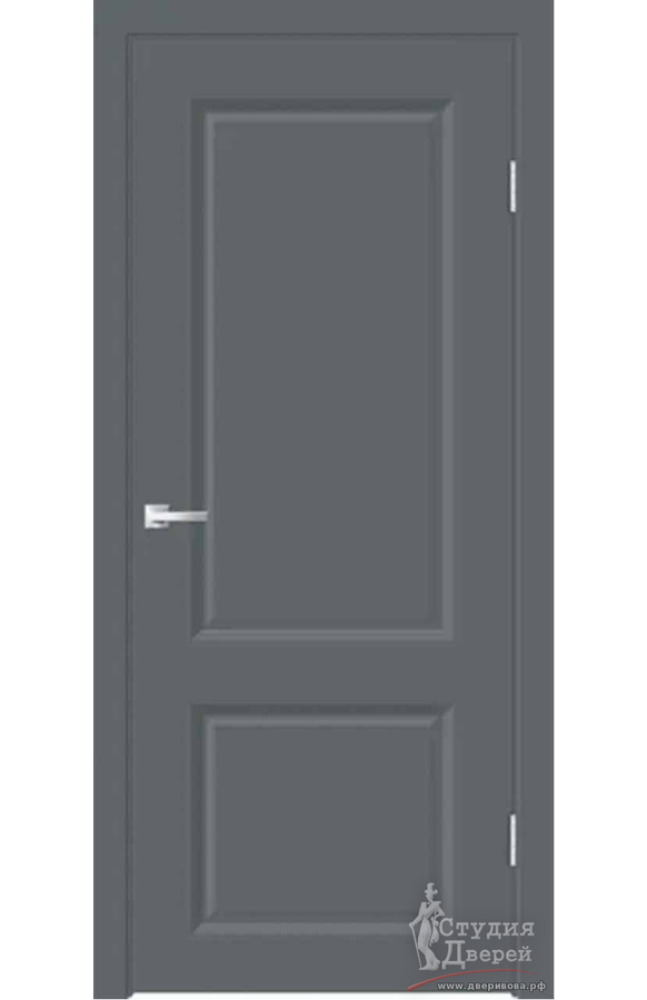 Межкомнатная дверь Emalux ALTO 21 2P глухое без притвора Вулкан