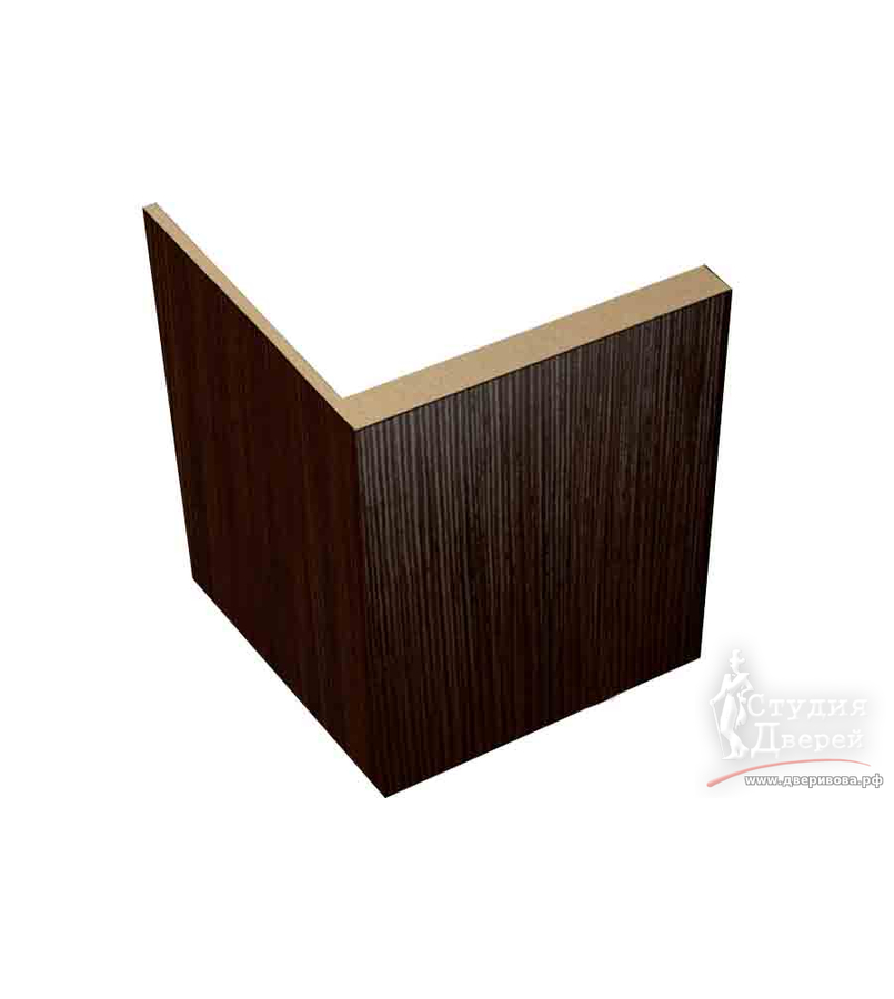 Наличник ЭКОШПОН телескопический L (8мм) 70х70х2200 Венге