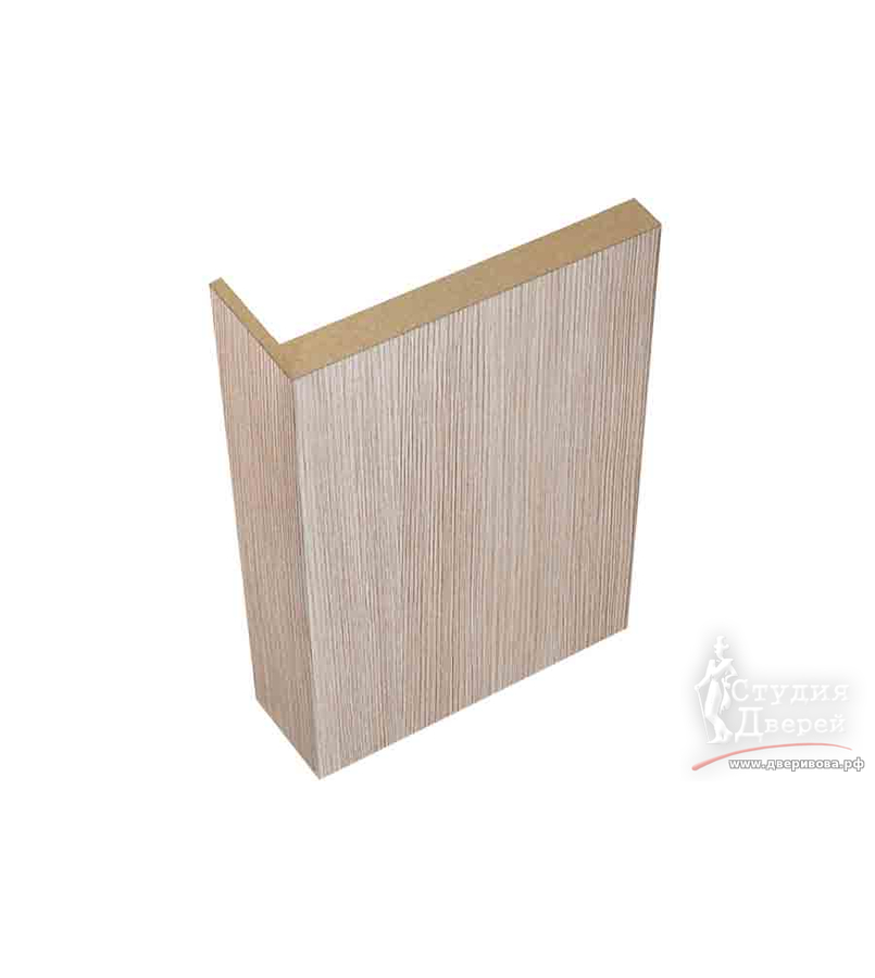 Наличник ЭКОШПОН телескопический L (8мм) 70х25х2150 Капучино