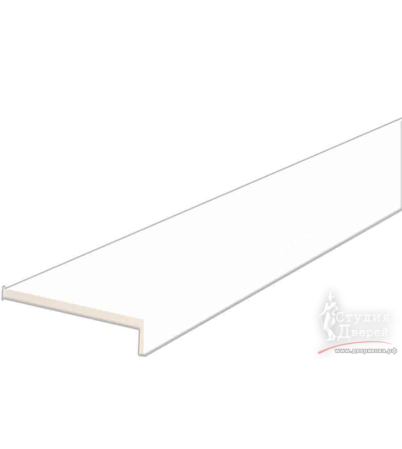 Наличник ЭКОШПОН телескопический L (8мм) 70х25х2150 Дуб снежный