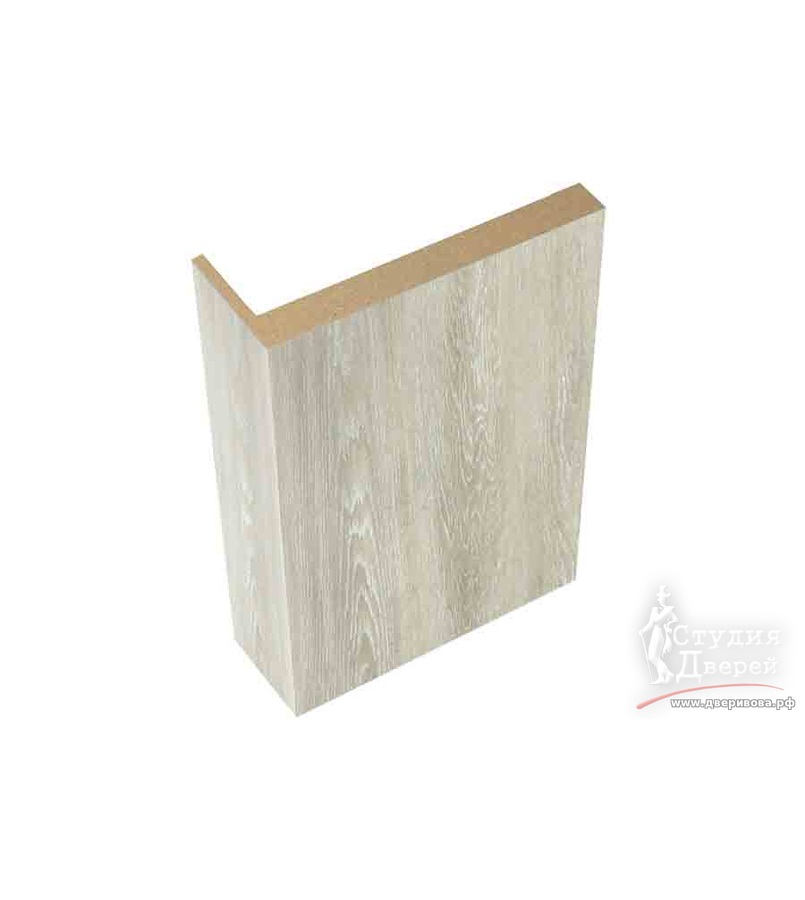 Наличник ЭКОШПОН телескопический L (8мм) 70х25х2150 Дуб шале седой