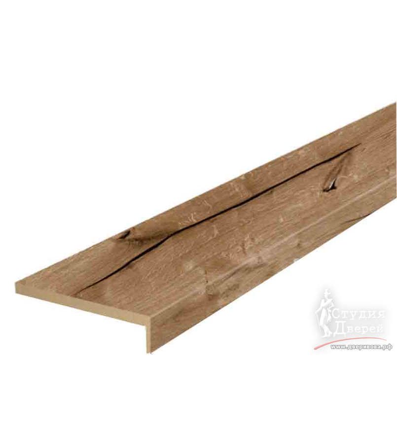 Наличник ЭКОШПОН телескопический L (8мм) 70х25х2150 Канадский дуб