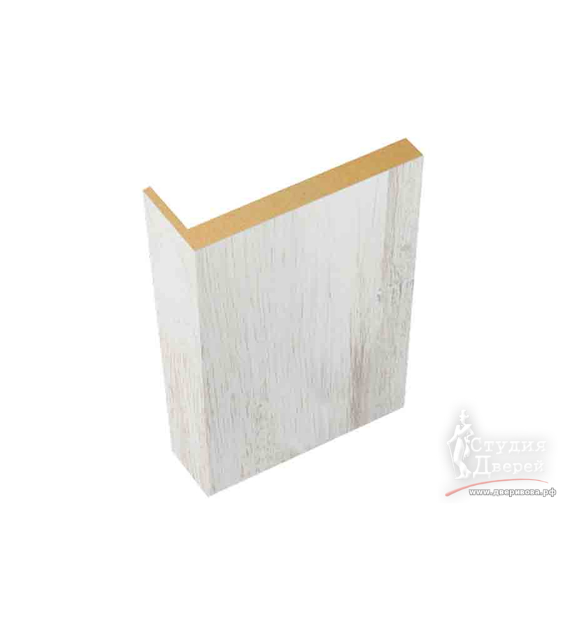 Наличник ЭКОШПОН телескопический L (8мм) 70х25х2150 Дуб трэвис серый