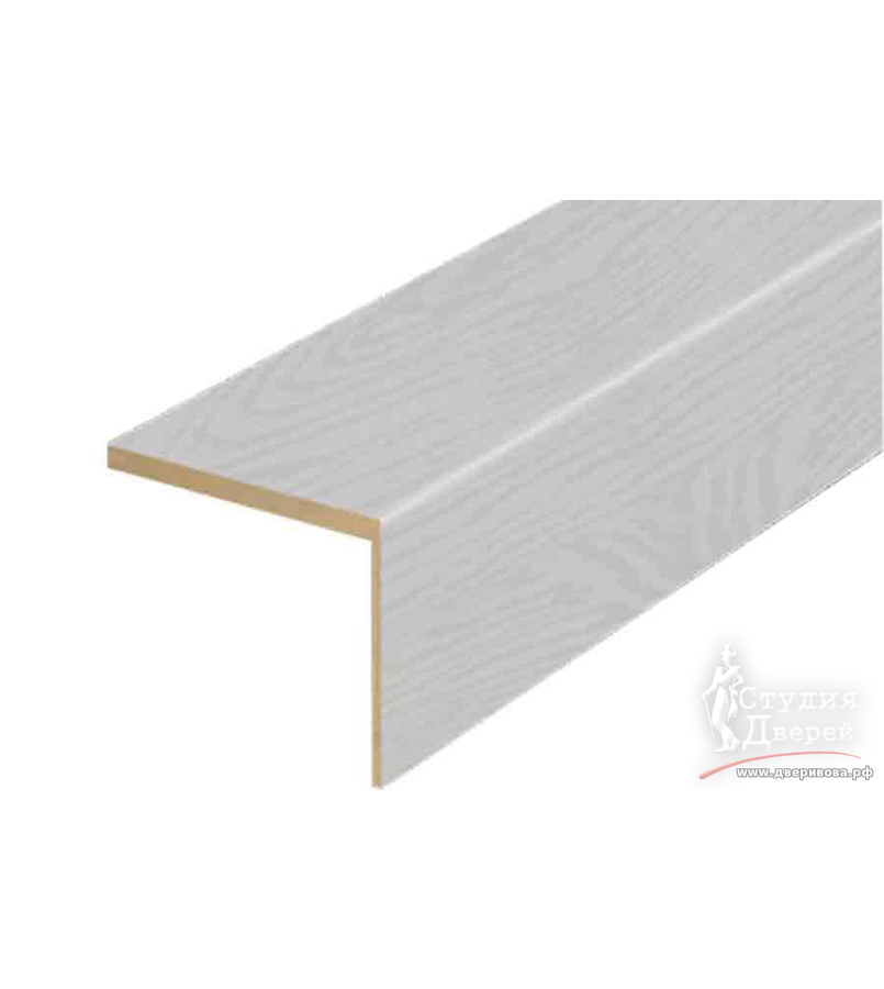 Наличник ЭКОШПОН телескопический L (8мм) 70х70х2150 угловой Грей эмалит текстурный