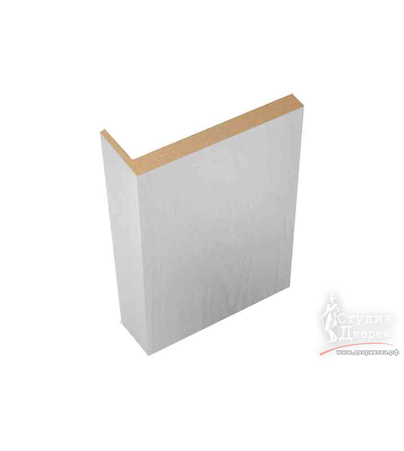 Наличник ЭКОШПОН телескопический L (8мм) 70х25х2150 Грей эмалит текстурный