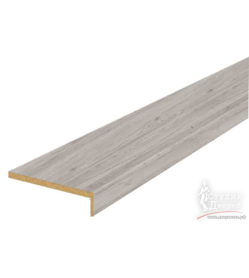Наличник ЭКОШПОН телескопический L (8мм) 70х25х2150 Рустик гри