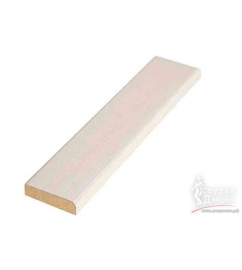 Притворная планка ЭКОШПОН 30х8х2070 Дуб белый