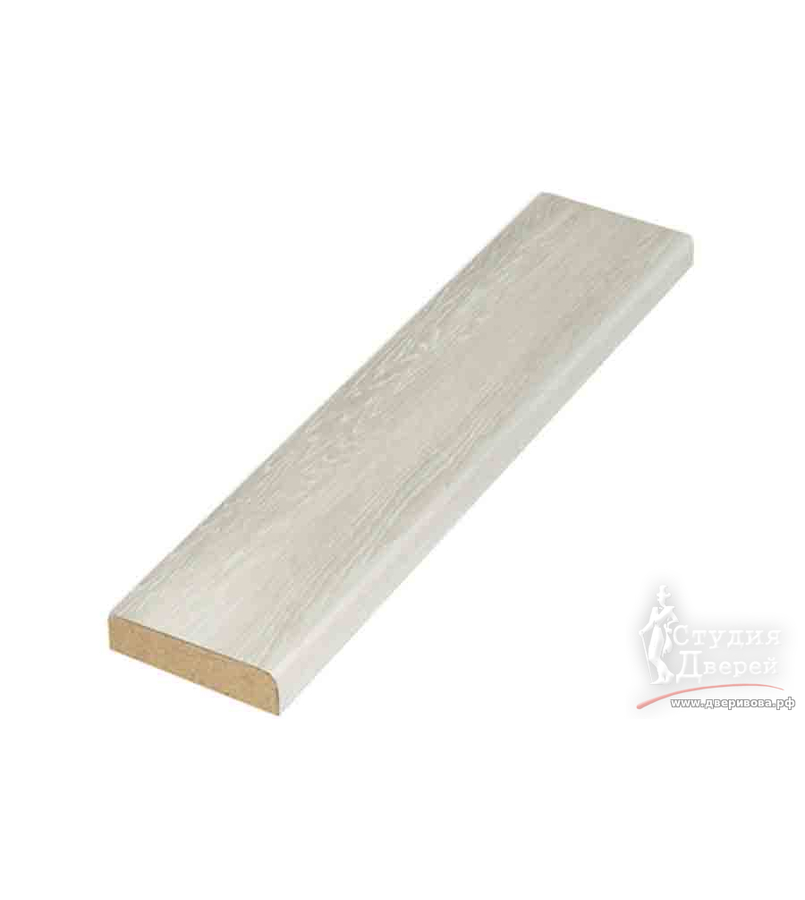 Притворная планка ЭКОШПОН 30х8х2070 Дуб трэвис серый