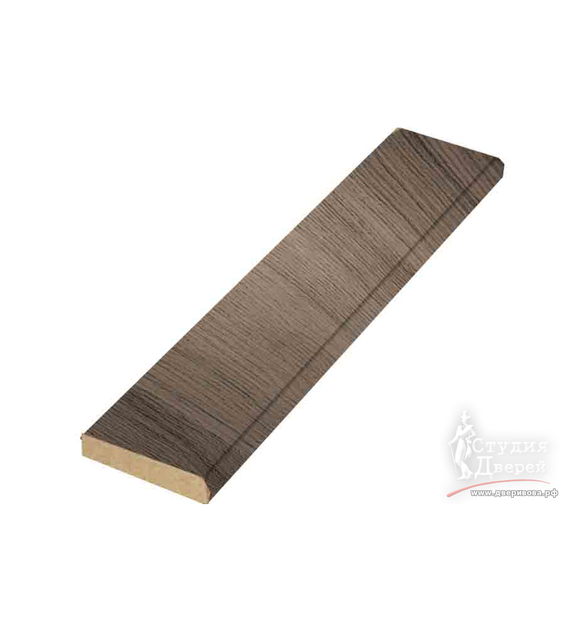 Притворная планка ЭКОШПОН 30х8х2070 Дуб серый поперечный