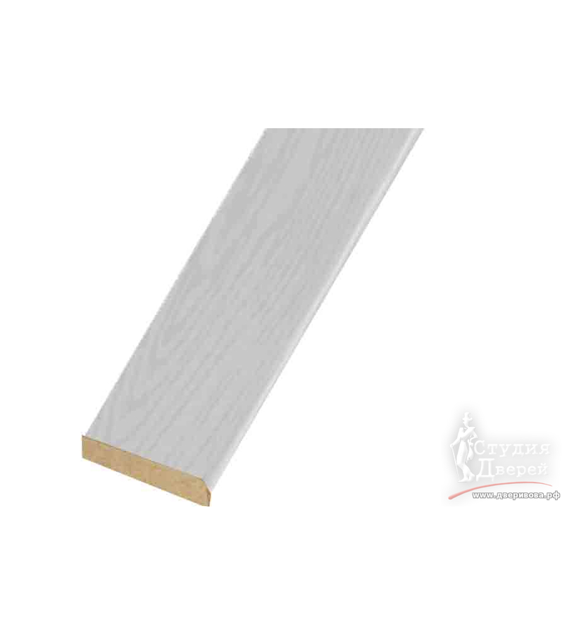 Притворная планка ЭКОШПОН 30х8х2070 Грей эмалит текстурный