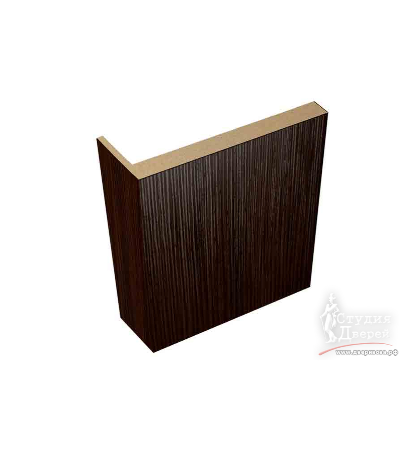 Наличник ЭКОШПОН телескопический L (8мм) 70х25х2150 Венге