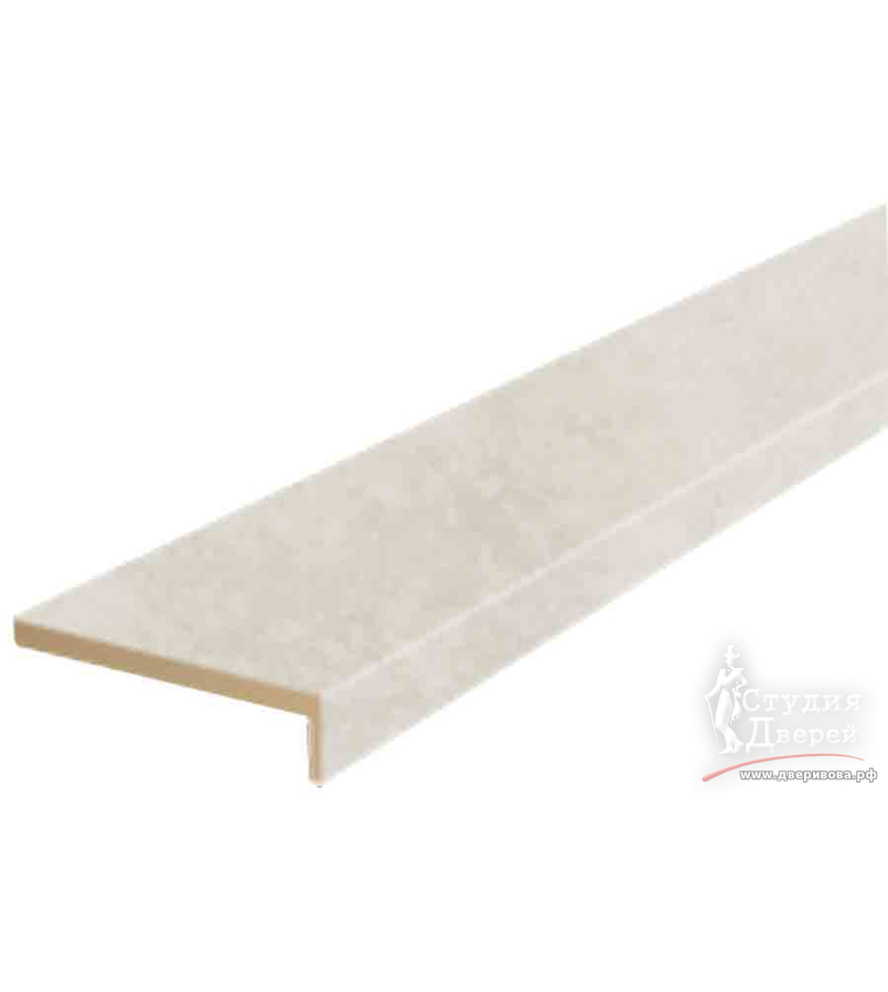 Наличник ЭКОШПОН телескопический L (8мм) 70х25х2200 Муар снежный