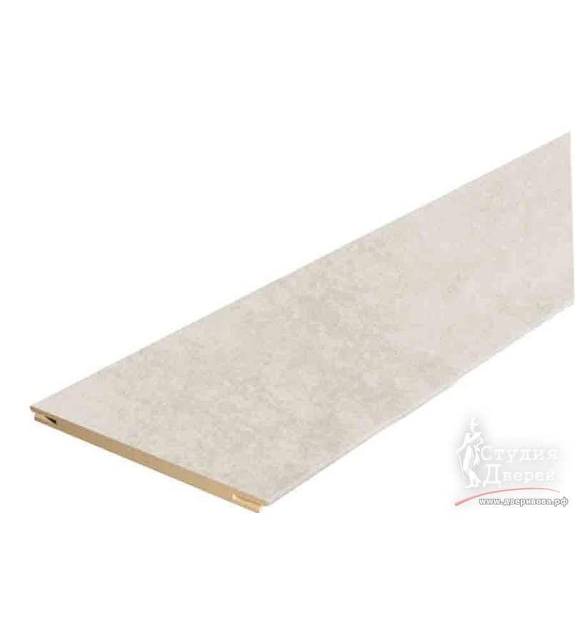 Добор ЭКОШПОН телескопический 150х8х2100мм Муар снежный