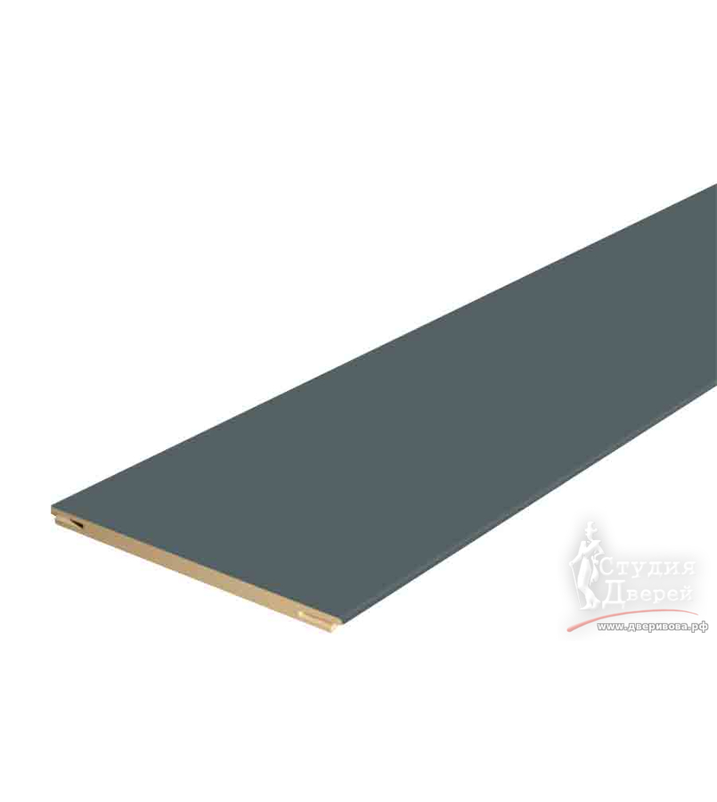 Добор ЭКОШПОН телескопический 100х8х2100мм Темно-серый эмалит