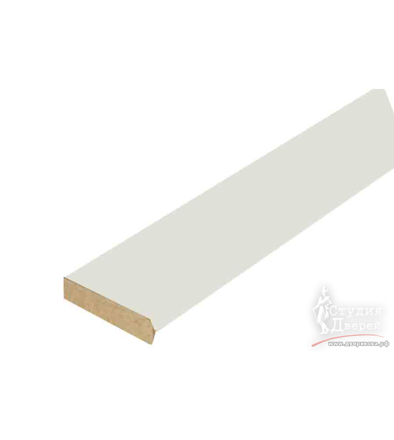 Притворная планка ЭКОШПОН 30х8х2070 Светло-серый эмалит