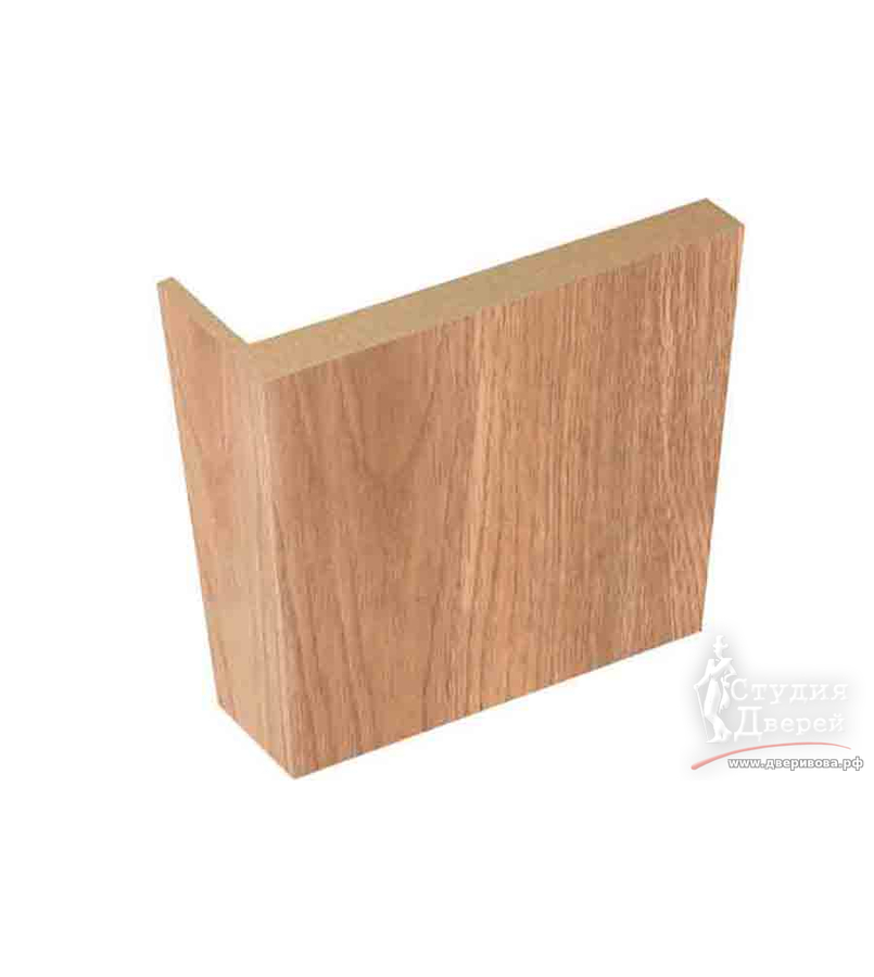 Наличник ЭКОШПОН телескопический L (8мм) 70х25х2150 Дуб европейский