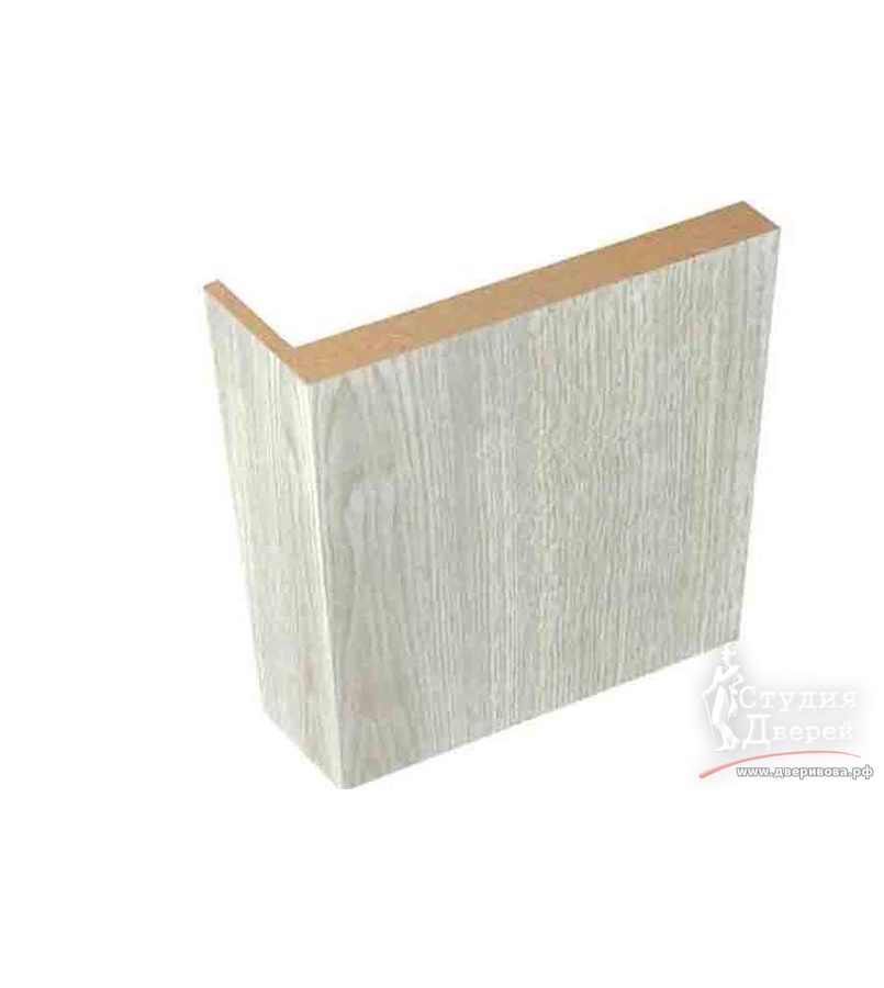 Наличник ЭКОШПОН телескопический L (8мм) 70х25х2150 Дуб дымчатый