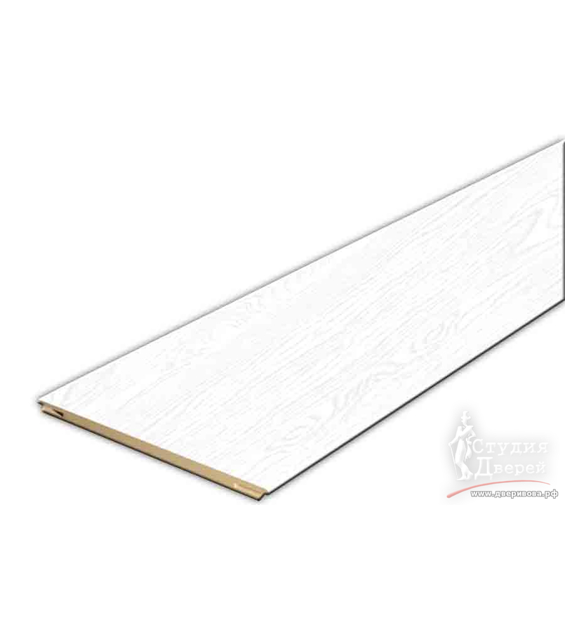 Добор ЭКОШПОН телескопический 200х8х2100мм Белоснежное дерево