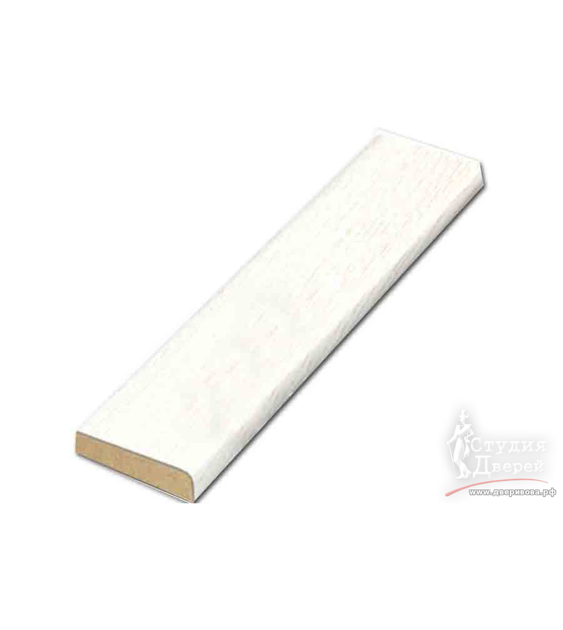 Притворная планка ЭКОШПОН 30х8х2070 Белоснежное дерево