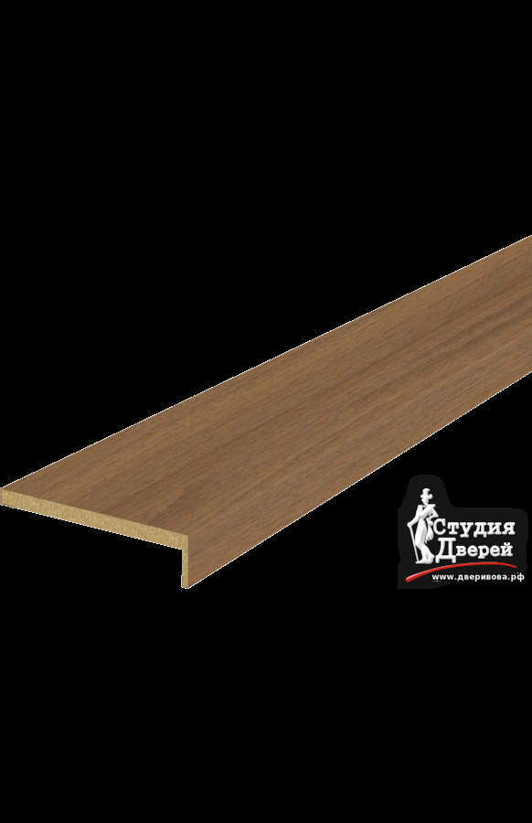 Наличник ЭКОШПОН телескопический L (8мм) 70х25х2150 Орех американский мореный