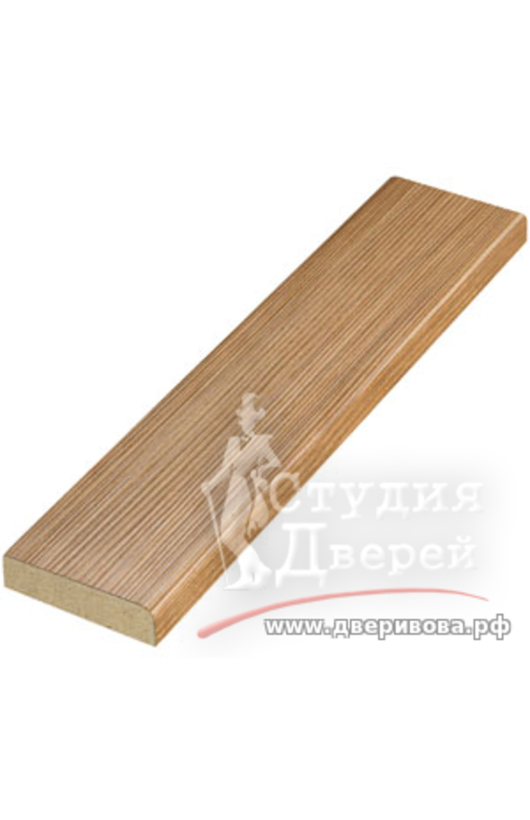 Притворная планка ЭКОШПОН 30х8х2070 Орех американский мореный