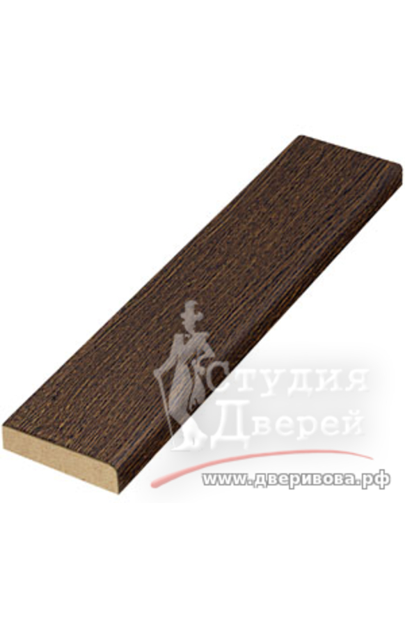 Притворная планка ЭКОШПОН 30х8х2070 Орех американский шоколад