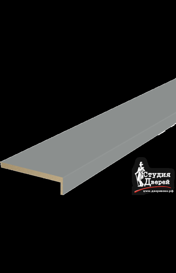 Наличник ЭКОШПОН телескопический L (8мм) 70х25х2200 Серый агат