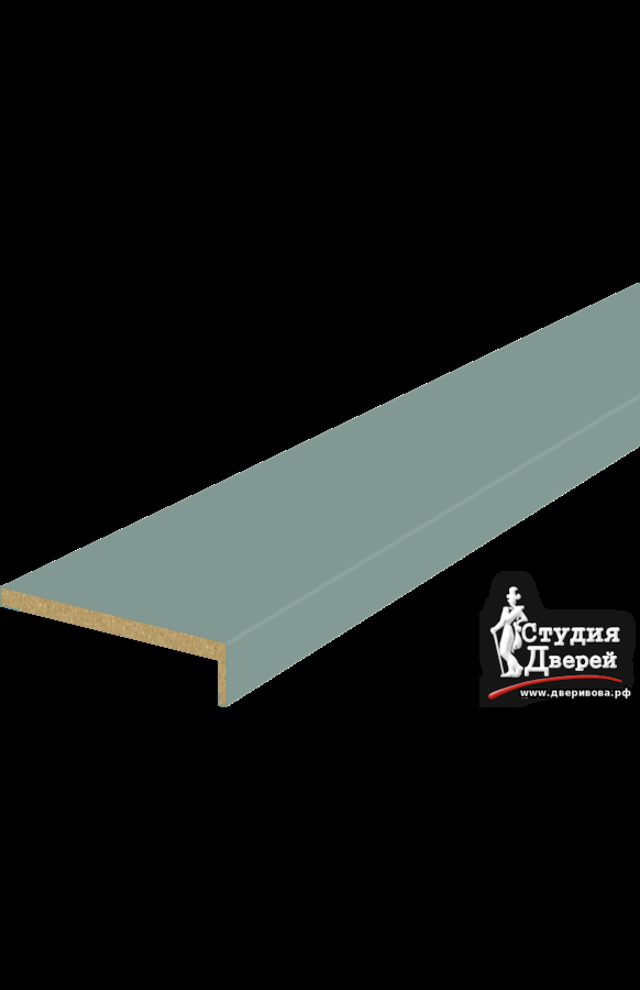 Наличник ЭКОШПОН телескопический L (8мм) 70х25х2200 Зеленый нефрит
